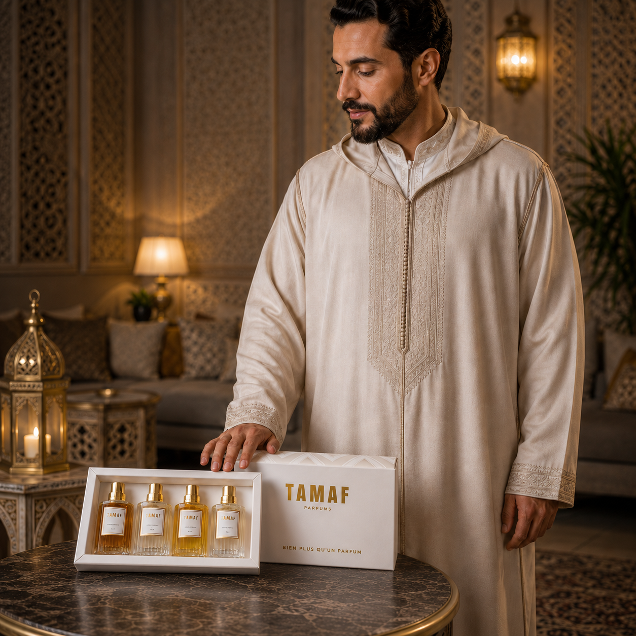 Coffret de luxe : 4 Parfums au choix