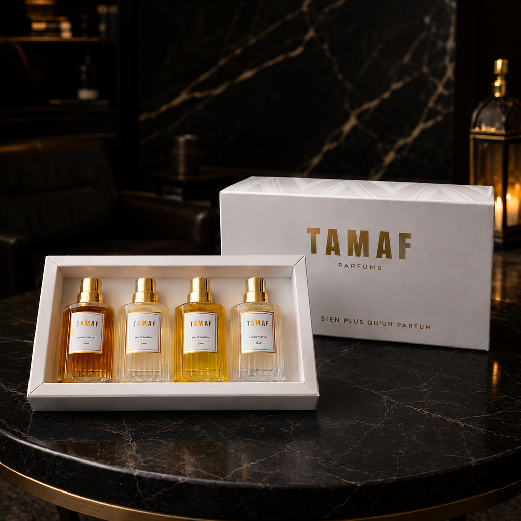 Coffret de luxe : 4 Parfums au choix