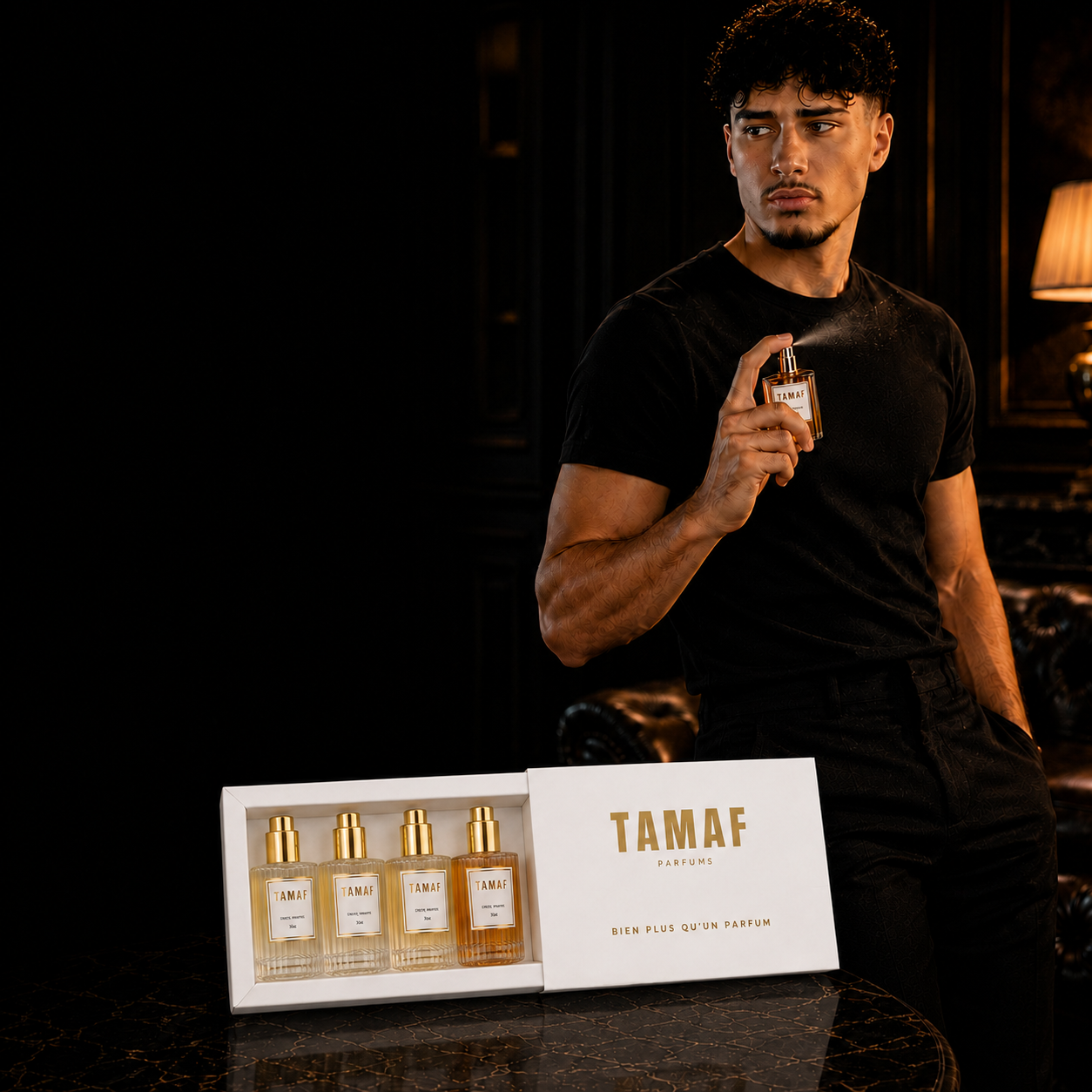 Coffret de luxe : 4 Parfums au choix